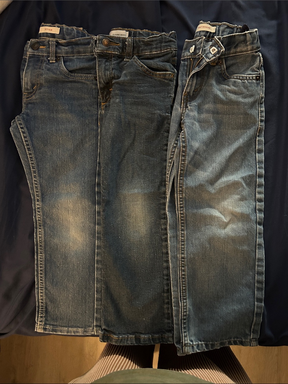 Levi's Kids Blue Denim Jeans - Twin Pair